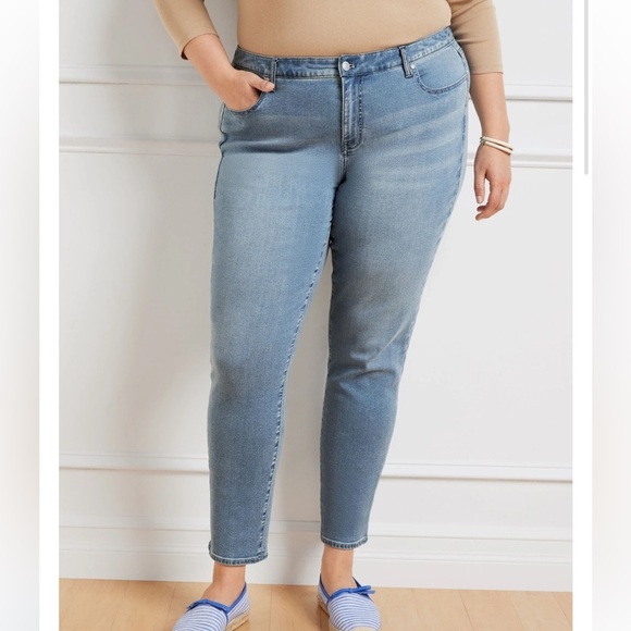 Talbots Flawless Slim Ankle Jeans Monterey Wash - Picture 1 of 11